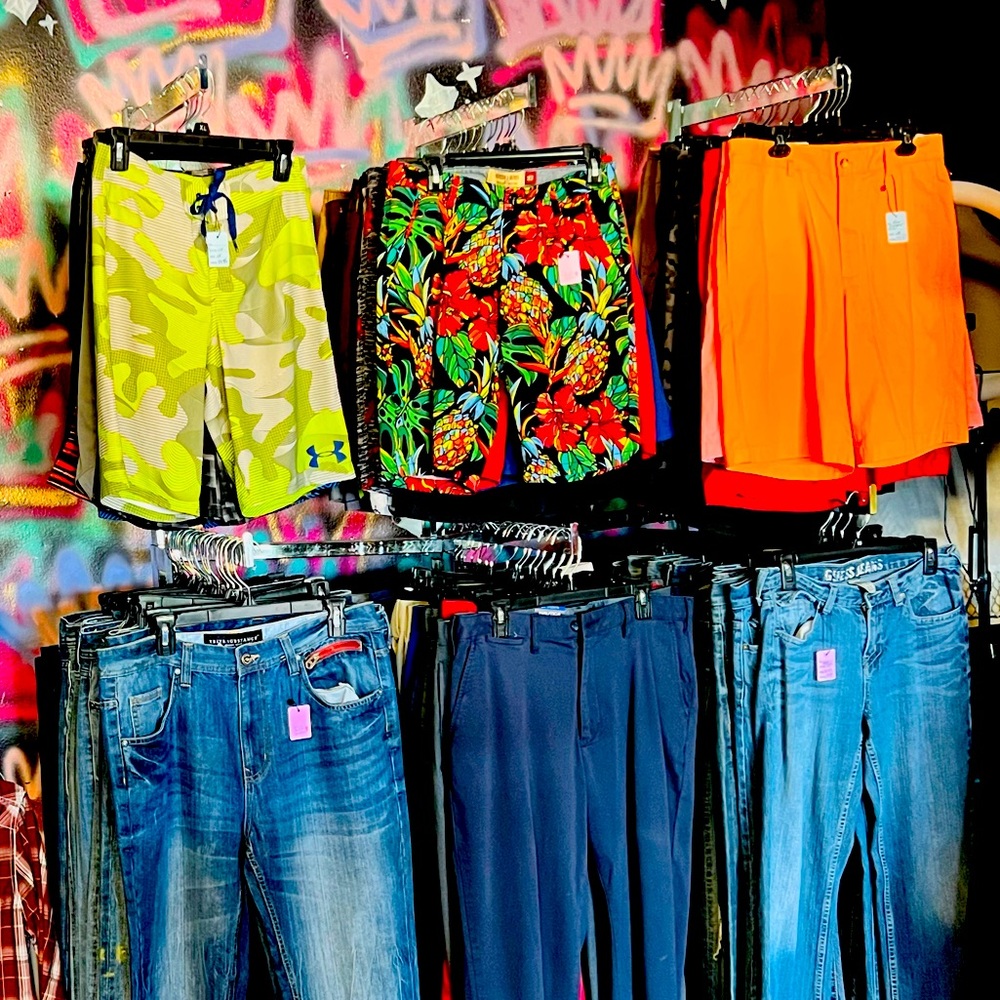 Men’s shorts and jeans 
1306 W. University Dr Edinburg, TX